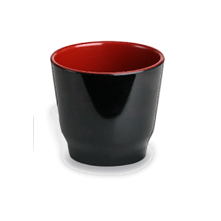 Чашка d8,5см.* в.7,6см, 200 мл.  ч/кр-1