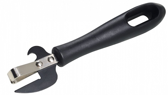 Открывалка для консервных банок 16,5 см. нерж. с пласт. ручкой FM /1/6/-1