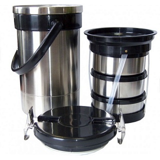 Термос Амет "Экспресс" с широким горлом 3-секционный (с металлическими судками)-1