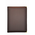 Папка-меню 32,5*24 кож.зам.-шелк корич. 