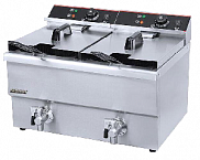 Фритюрница AIRHOT EF8T+8T с краном Фритюрница AIRHOT EF8T+8T с краном