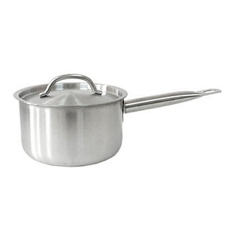 Сотейник (нержав.) 2,8 л. D=180мм, h=100мм, индукция, тройное дно, с мерной шкалой TS1810-1