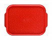 Поднос столовый 450х355 с ручками красный [PS Red 4410]
