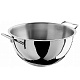 Миска полусферическая 12л d34см h20см, с ручками, нерж.сталь