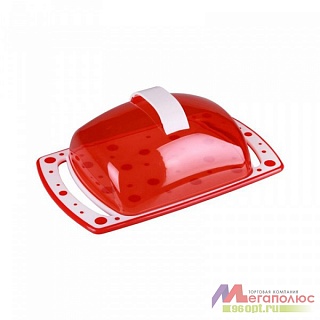 Масленка ГОРОШЕК красно-белая Альтернатива (1/15)-1