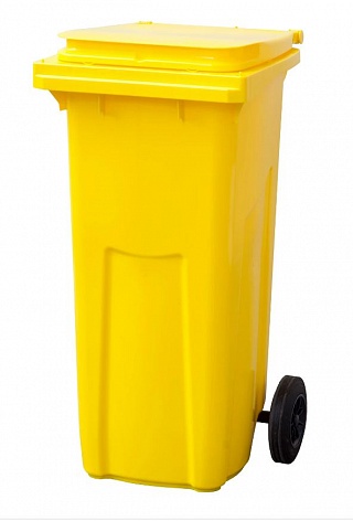 Контейнер для мусора 120 литров МКТ 120 желтый-1