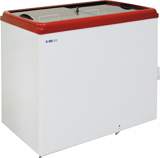Ларь морозильный ITALFROST CF300F (красный)-1