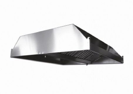 Зонт ЗВН-02 1300*800*500 пристенный, нерж.-2