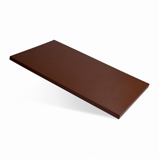 Доска разделочная 530х325х18 мм коричневая пластик-1