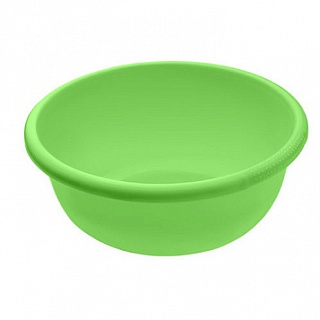 Таз 6,0 л круглый Крепыш салатовый 3/15-1