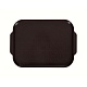 Поднос столовый 450х355 мм с ручками шоколадный