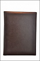 Папка-меню 32,5*24 кожа-шелк корич.