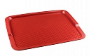 Поднос столовый из полипропилена 425х320 мм красный [4660011181608, 422108004]