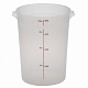 Круглая мерная ёмкость 7,6л.