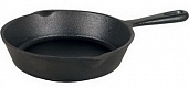 Сковорода чугунная d 20 см, литая ручка арт 12001
