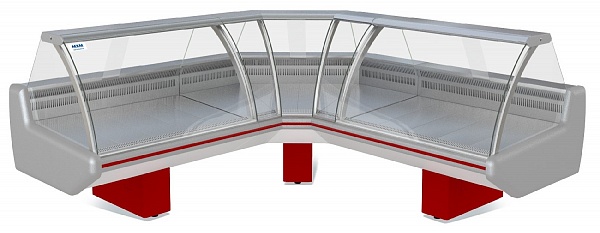 Витрина холодильная Парабель ВХСн-УB (без боковин,ТРВ)(одна тумба)-1