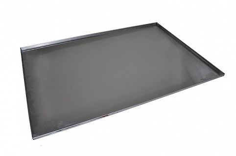 Противень 600*400 мм. h=1 см. нерж. 0,8мм MGsteel /1/ -1