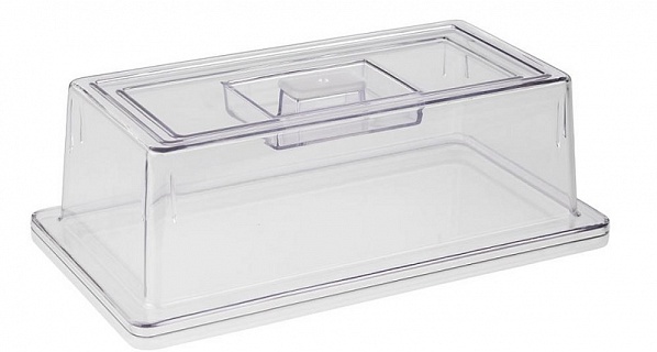 Крышка GN1/3 32,5*17,6 см. h=10,5 см. поликарбонат, прозрачная APS /1/-1