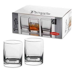 Набор стаканов 6шт 275мл ПИКАССО для виски низ (1/8)-1