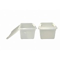 Контейнер для продуктов прямоуг. 8,0 л. 30*23*16 см. с белым зажимом MG /1/10/