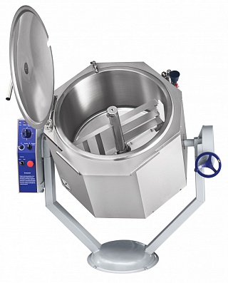 Котел пищеварочный опрокидывающийся КПЭМ-160-ОМР с цельнот. сосудом (11000019426) фото 2 Котел пищеварочный опрокидывающийся КПЭМ-160-ОМР с цельнот. сосудом (11000019426)-2