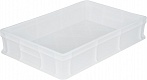 Контейнер для теста 600*400*120 мм. прямой, сплошной, морозостойкий, белый (крышка 49164) /1/80/