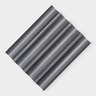 Форма для выпечки перфорированная Доляна "Багет", 38×31×2,5 см, антипригарное покрытие-1