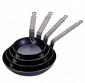 Сковорода d=32 см. голубая сталь 2 мм. (индукция) De Buyer
