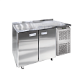 Стол холодильный свободного объема СХСсо-15/700-2, борт, 2 двери негастронормированные, агрегат сбоку, задняя стенка оцинк. сталь
