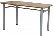 Стол 2000*800*740 мм пластик БУК /серый на металлокаркасе 6 опор