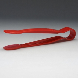 ЩИПЦЫ универсальные пластик 9'' 22,5см (плоские лопатки рифленые внутри, цветные) [P-007]-1