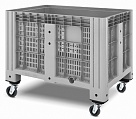 Контейнер полимерный 11.602.92.РЕ.С13 перф. на  колёсах 1200х800х800 мм 