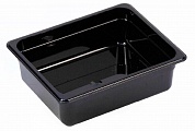 Гастроемкость из поликарбоната GN 1/2 327х265х100 мм черная [JW-P124B]