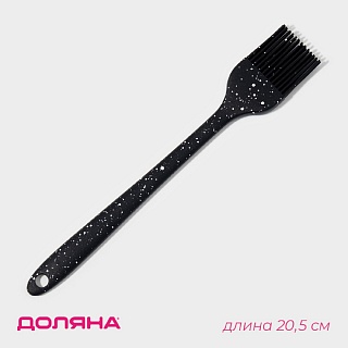 Кисть Доляна «Орион», силикон, 20.5×3.3×0.9 см, чёрная-1