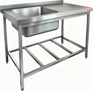 Ванна моечная 1 секционная HICOLD НСО1М-15/7БРП ЭН-1