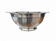Дуршлаг нерж. на ножке d=28 см., h=14,5 см 1/48