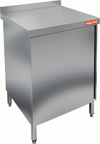 Стол производственный пристенный с распашными дверями HICOLD НСЗ-6/7БЛ-1