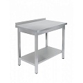 Стол универсальный Luxstahl СПУ-6/6 со сплошной полкой нерж.