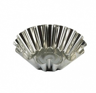 Корзина №2 d=90мм 75-85 мл,  черный металл,  для кекса форма d=9 d=5 h 3,5 cм-1