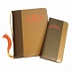 Папка для счетов коричневая/100/
