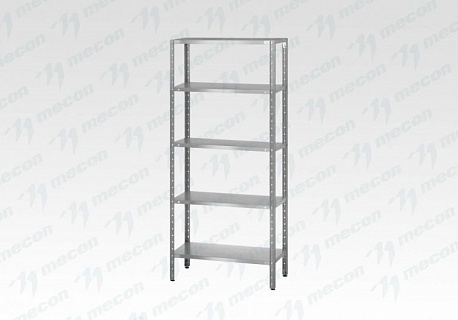Стеллаж полочный СПЛн 1500*600*1800 "Norma Inox" (полка-решетка 5 шт.)-1