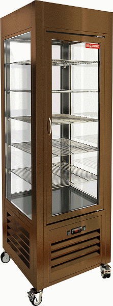 Витрина кондитерская вертикальная HICOLD VRC 350 Bronze-1