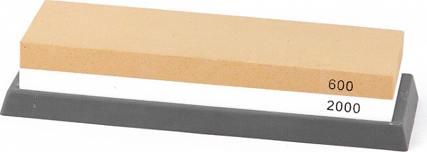 КАМЕНЬ точильный комбинированный 600/2000 Premium Luxstahl[T0853W], шт-1
