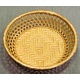 Корзина для хлеба круглая 23х6 корич.