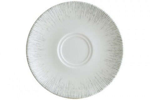 Блюдце d=160 мм. Ирис Серый (чашка 70234), форма Гурмэ Bonna /1/6/1848/-1