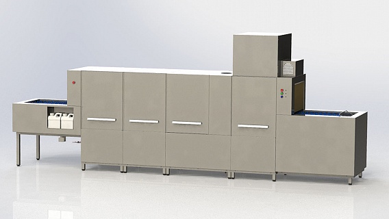 Машина посудомоечная секционная МПС-1100-Л-С фото 1 Машина посудомоечная секционная МПС-1100-Л-С-1