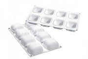 Форма силиконовая "Gem 100" d 61x61 h 30 мм, 8 ячеек