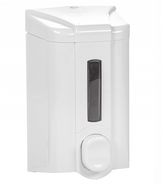 Дозатор для жидкого мыла с индикатором бело-серый [S2]-1