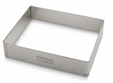 Кольцо раздвижное для выпечки GUARDINI Cake Design Gadgets прямоугольное, 18x27.5 - 33x52.5 см 15690R-1