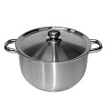 Кастрюля 4,0 л с ТРС-3 "Славяна" с мет.кр., об.р. 